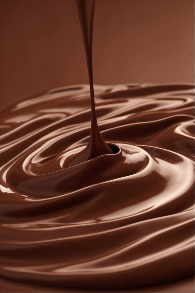 Illustration chocolat fluide