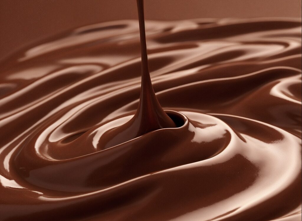 Illustration de chocolat fluide